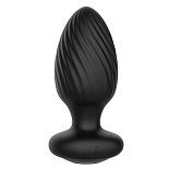 Черная анальная вибровтулка Nexus Tornado Extra Large с функцией вращения
