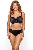 Бюстгальтер-балконет plus size с гладкими чашками без отделки